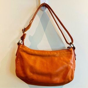 OSGOODE MARLEY Leather Many Interior Pockets & One Outside Baguette Shoulder Bag